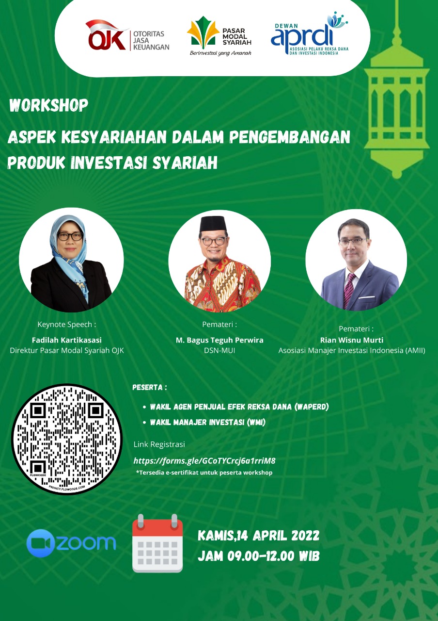 Workshop Aspek Kesyariahan Dalam Pengembangan Produk Investasi Syariah
